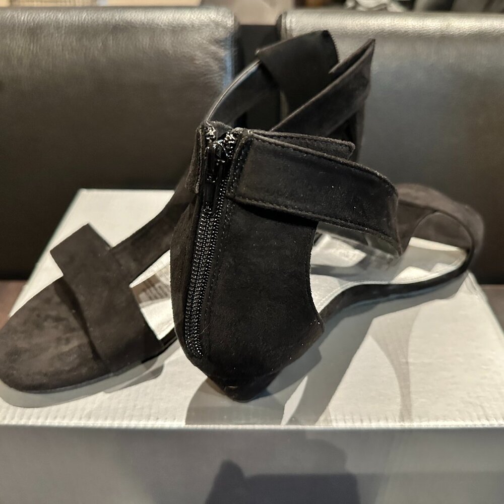 Black Suede Sandals